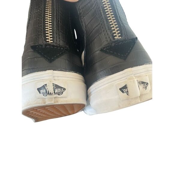 Vans Off The Wall SK8 High Top High Zip Croc Leather Sneakers 11 main image 4
